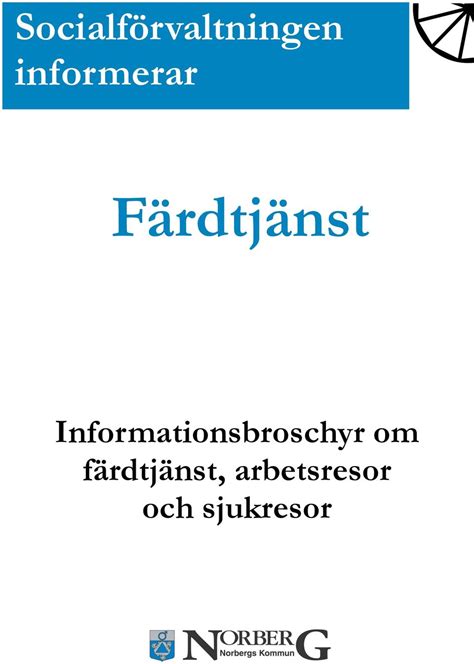 Information om arbetsresor